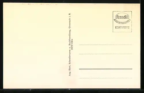 AK Grenzach i. B., Ortsansicht von oben