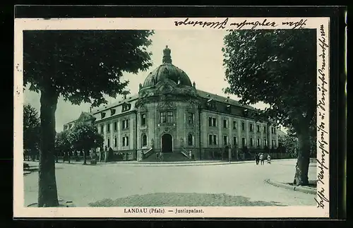 AK Landau, Blick auf Justizpalast