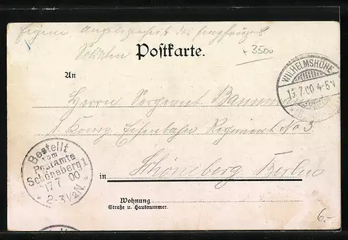 AK Wilhelmshöhe, Schloss und Teich