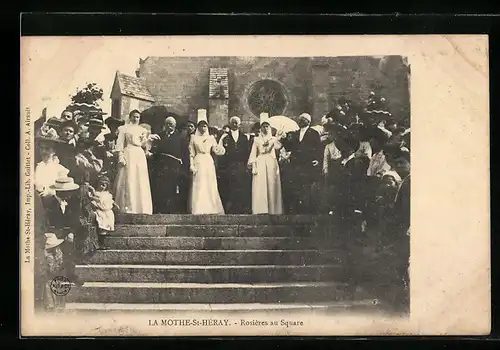 AK La Mothe-St-Héray, Rosières au Square