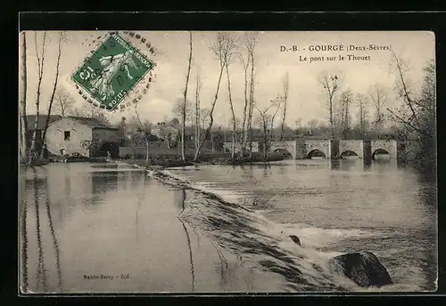 AK Gourge, Le pont sur le Thouet