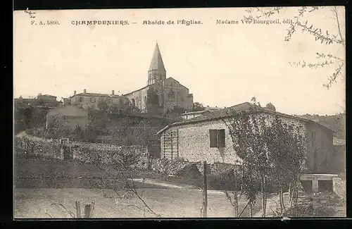 AK Champdeniers, Abside de l`Église