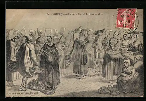 AK Niort, Marché de Niort en 1830