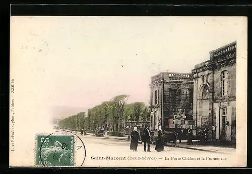 AK Saint-Maixent, La Porte Châlon et la Promenade