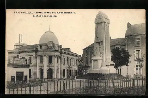 AK Bressuire, Monument des Combattants, Hôtel des Postes