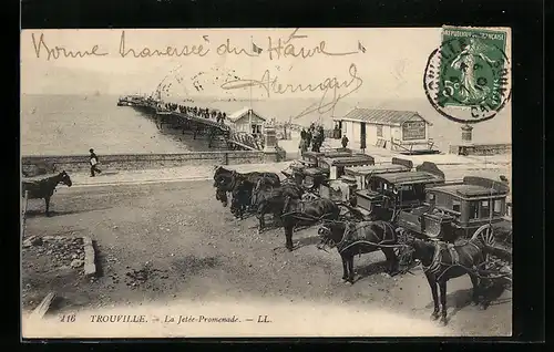 AK Trouville, la Jetee-Promenade