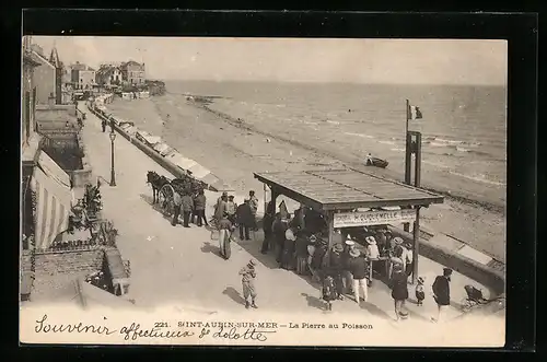 AK Saint-Aubin-sur-Mer, Pierre au Poisson