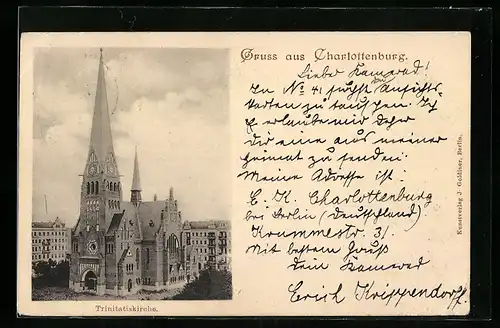 AK Berlin-Charlottenburg, Trinitatiskirche