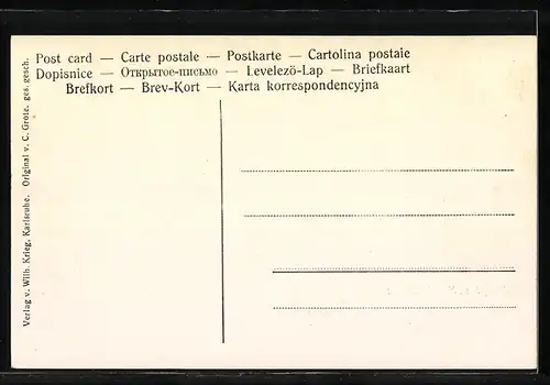 AK Karlsruhe, Haupt- und Residenzstadt aus der Vogelschau