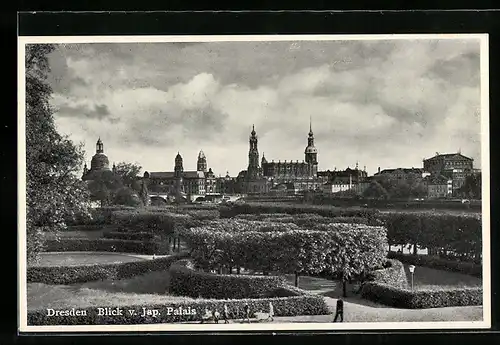 AK Dresden-Neustadt, Blick v. Jap. Palais