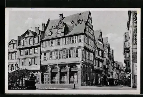 AK Frankfurt a. M., Haus zur Waage