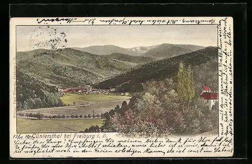 AK Güntersthal b. Freiburg i. B., Gesamtansicht