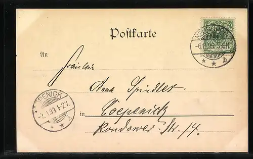AK Neu-Ruppin, am Schinkel-Denkmal