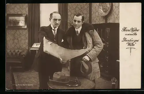 AK Bruno Kastner im Film Zwischen zwei Welten