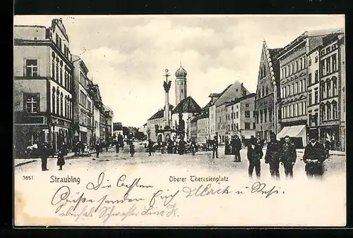 AK Straubing, Oberer Theresienplatz