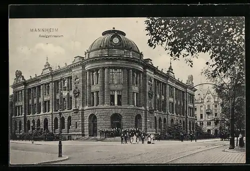 AK Mannheim, Blick zum Realgymnasium