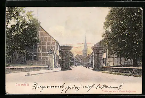 AK Duderstadt, Blick zum Westertor