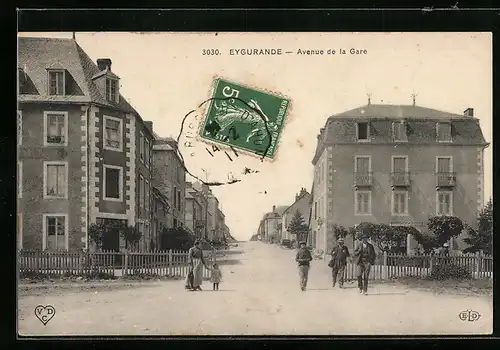 AK Eygurande, Avenue de la Gare