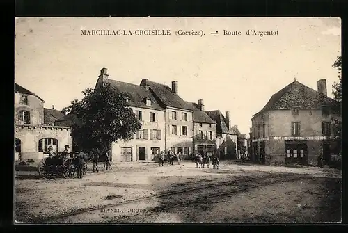 AK Marcillac-la-Croisille, Route d`Argentat