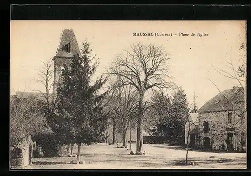 AK Maussac, Place de l`église
