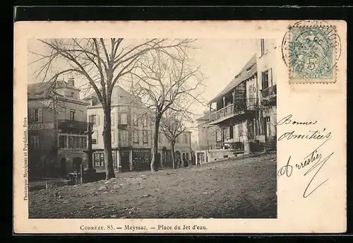 AK Meyssac, Place du jet d`eau