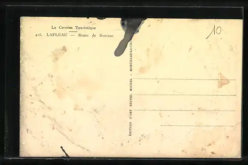 AK Lapleau, Route de Soursac