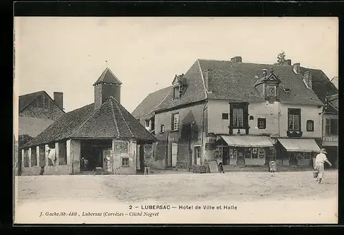 AK Lubersac, Hotel de Ville et Halle