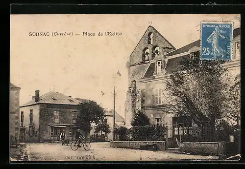 AK Sornac, Place de l`Eglise