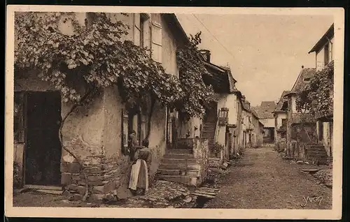 AK Saillant, Hameau pittoresque, Ortspartie