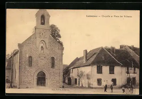 AK Lubersac, Chapelle et Place des Rubeaux