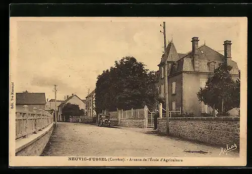 AK Neuvic-d`Ussel, Avenue de l`Ecole d`Agriculture