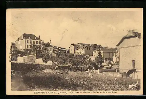 AK Neuvic-d`Ussel, Quartier du Marché