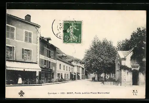 AK Bort, Poids publics place Marmontel