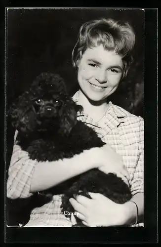 AK Musikerin Conny mit ihrem Hund