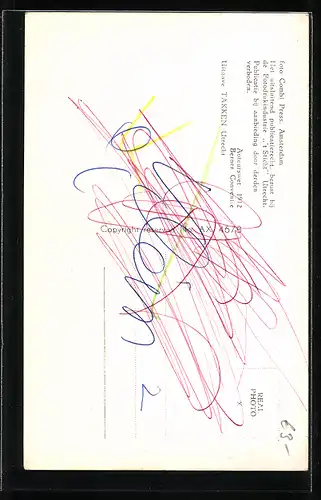 AK Musikerin Heidi Brühl der Band The Blue Diamonds an der Treppe