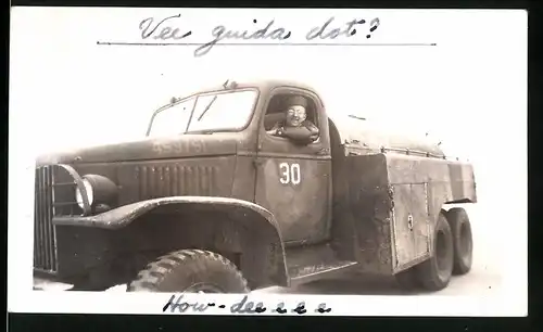 Fotografie Flughafen Goose Bay / Neufundland, Tanklaster LKW mit Kennung 499791