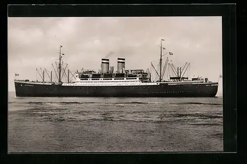 AK Passagierschiff Hamburg auf hoher See