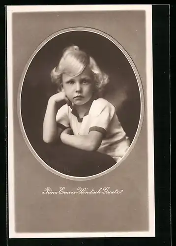 AK Portrait von Prinz Erni zu Windisch-Graetz