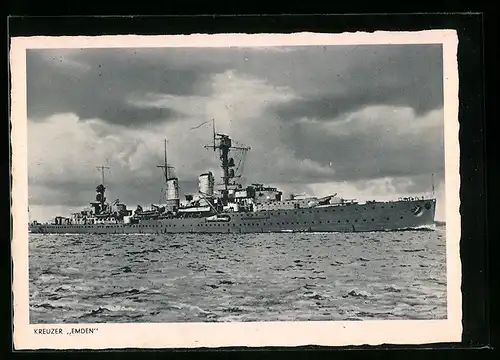 AK Kreuzer Emden, Kriegsmarine