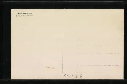 AK Artilleriegeschütz im Schützengraben