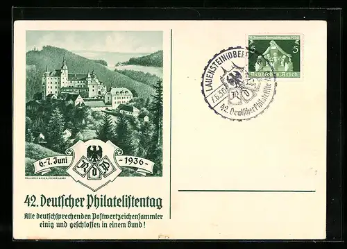 AK Ausstellung zum 42. Deutschen Philatelistentag