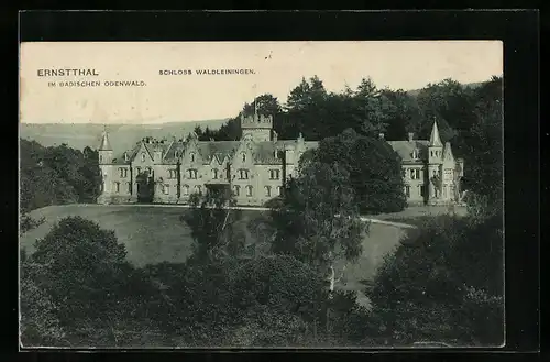 AK Ernstthal / bad. Odenwald, Schloss Waldleiningen