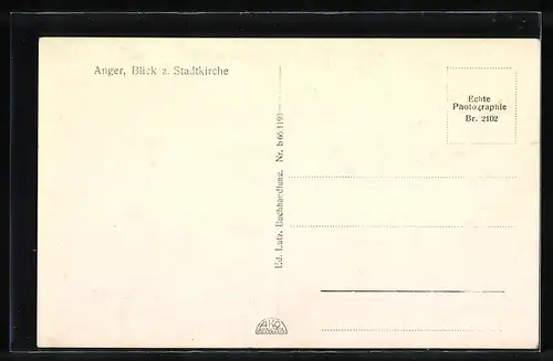 AK Münnerstadt / Ufr., Durchblick auf die Kirche