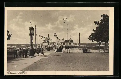 AK Ostseebad Ahlbeck, Blick auf das Meer