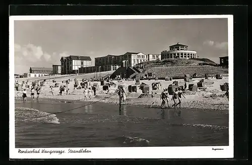 AK Nordseebad Wangerooge, Strandleben