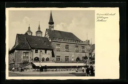 AK Göttingen, Partie am Rathaus