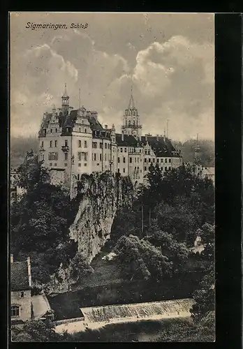 AK Sigmaringen, Motiv vom Schloss
