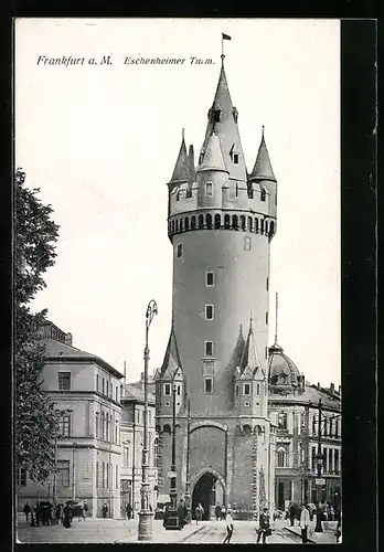 AK Frankfurt am Main, Eschenheimer Turm