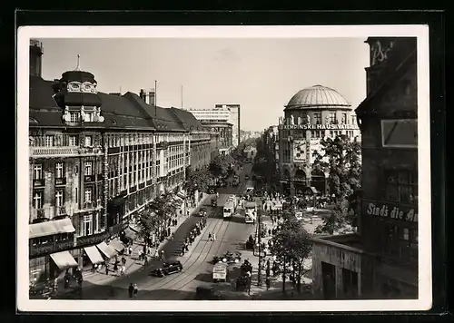AK Berlin, Saarlandstrasse mit Haus Vaterland