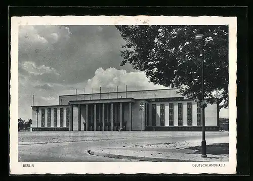 AK Berlin-Charlottenburg, Motiv der Deutschlandhalle